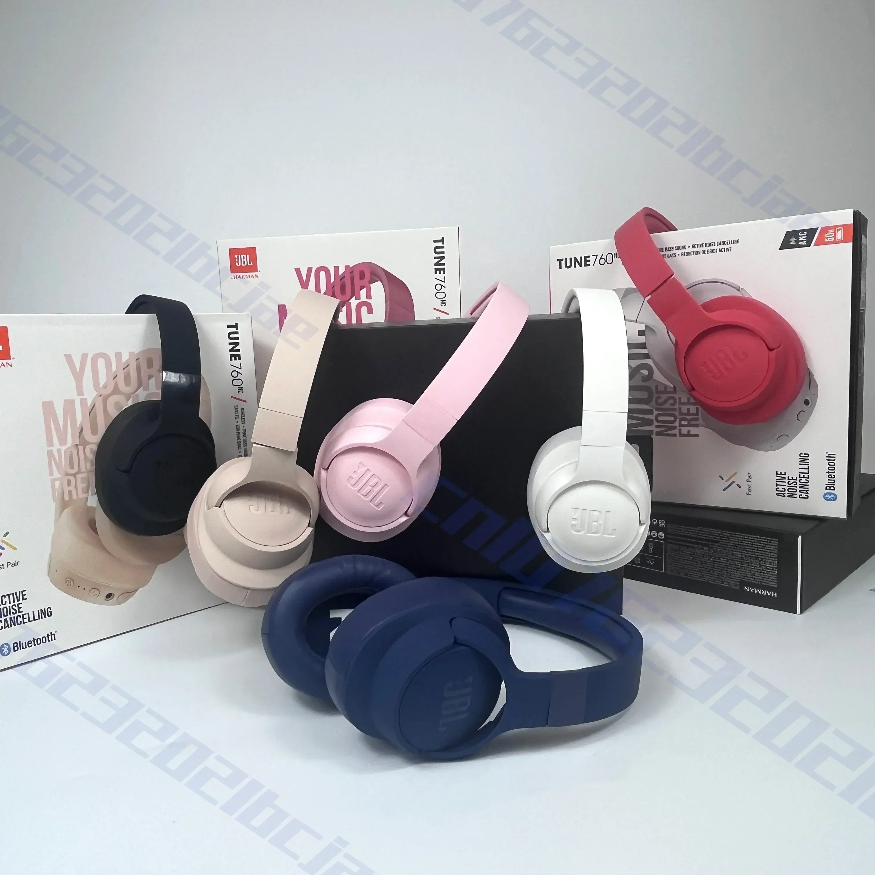 JBL Tune 760NC Casque Sans Fil Pliable Réduction de Bruit | Premium