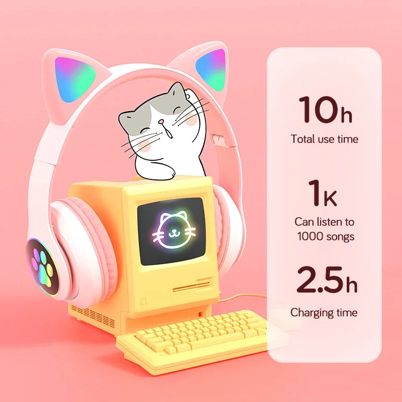 casque audio sans fil Bluetooth pour enfant