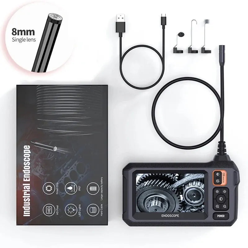 Caméra endoscopique industrielle 8 mm HD 1080p immersion sonore garantie avec sa finesse