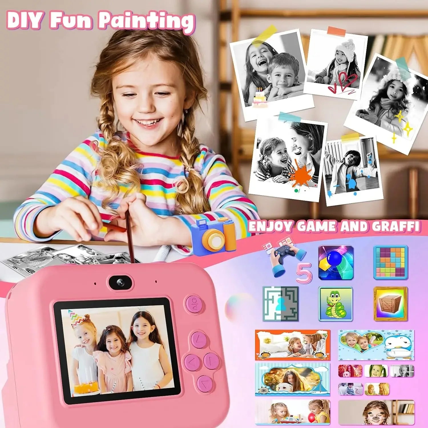 appareil photo instantané enfant