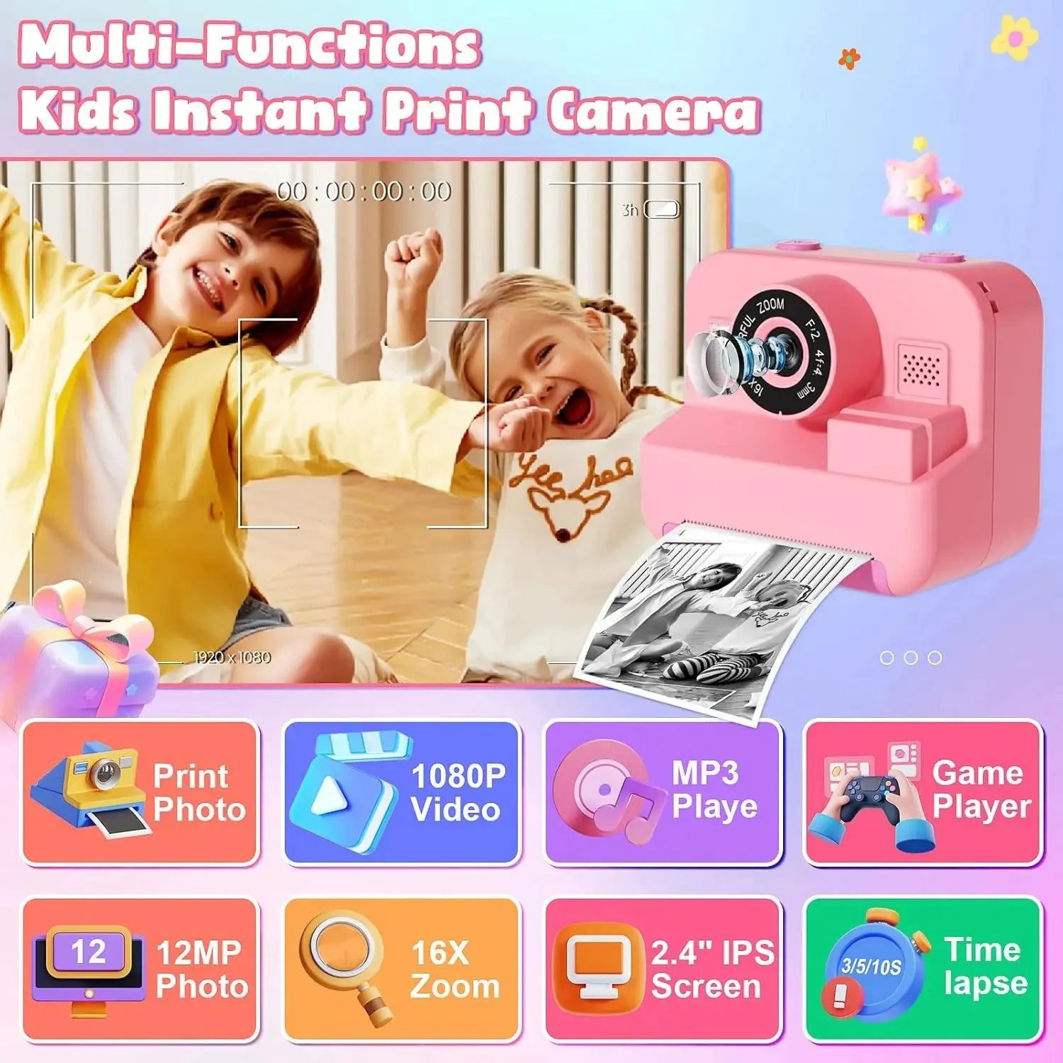 appareil photo instantané enfant