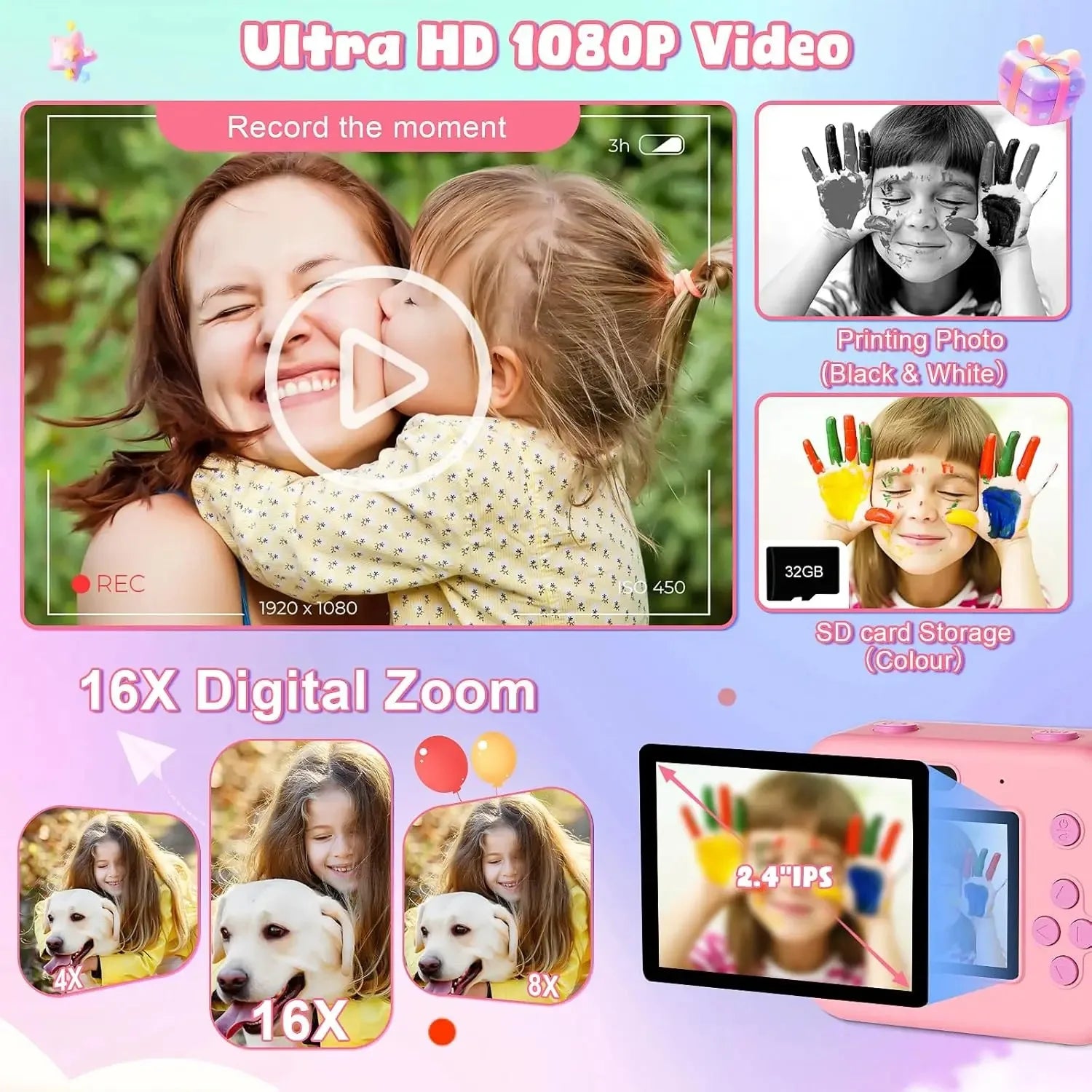 appareil photo instantané enfant