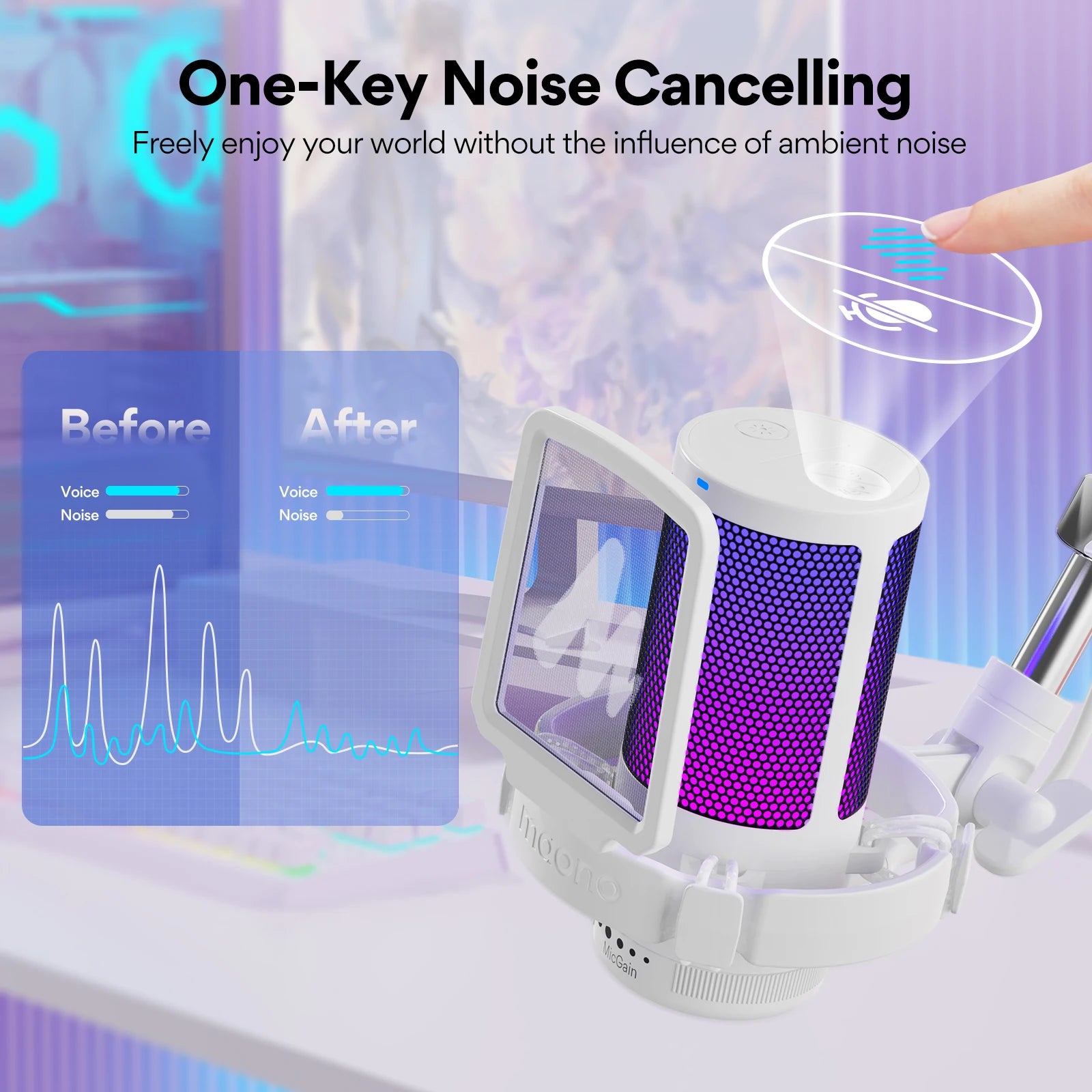 Microphone USB Maono Gamerwave