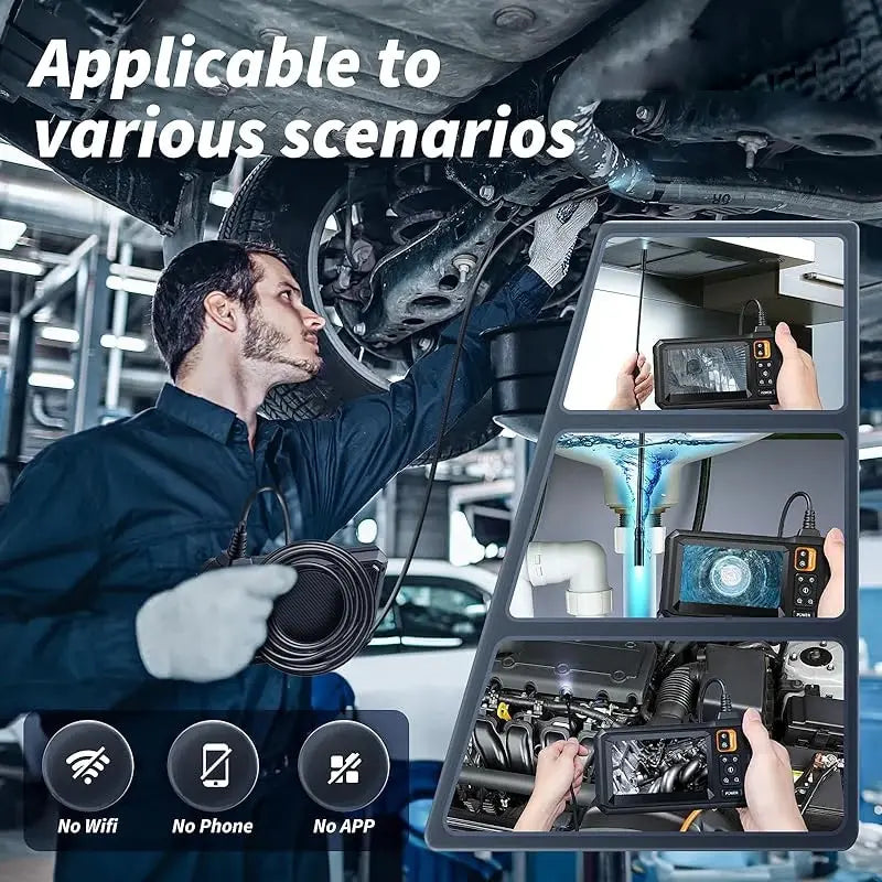 Caméra endoscopique industrielle 8 mm HD 1080p immersion sonore garantie avec sa finesse