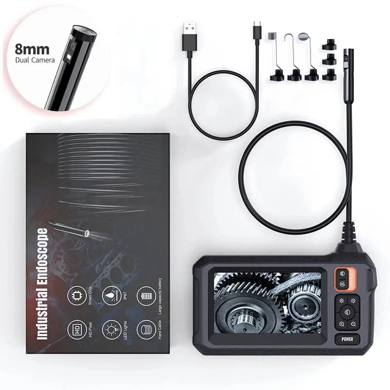 Caméra endoscopique industrielle 8 mm HD 1080p immersion sonore garantie avec sa finesse
