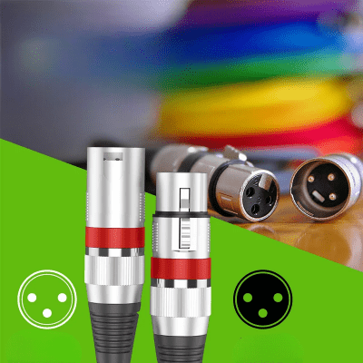 Cable XLR Male Femelle - MicrophoneExtensionCable™ - Rouge - Euromédia