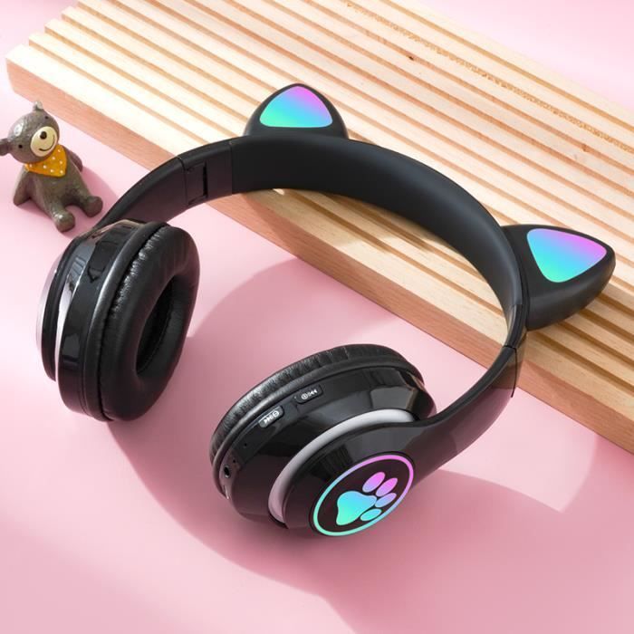 Casque Bluetooth - MeowTune™ - Noir - Euromédia