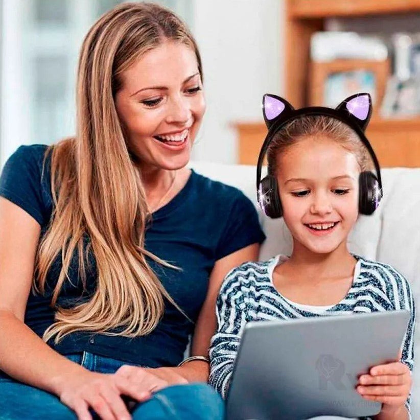 Casque Bluetooth - MeowTune™ - Noir - Euromédia