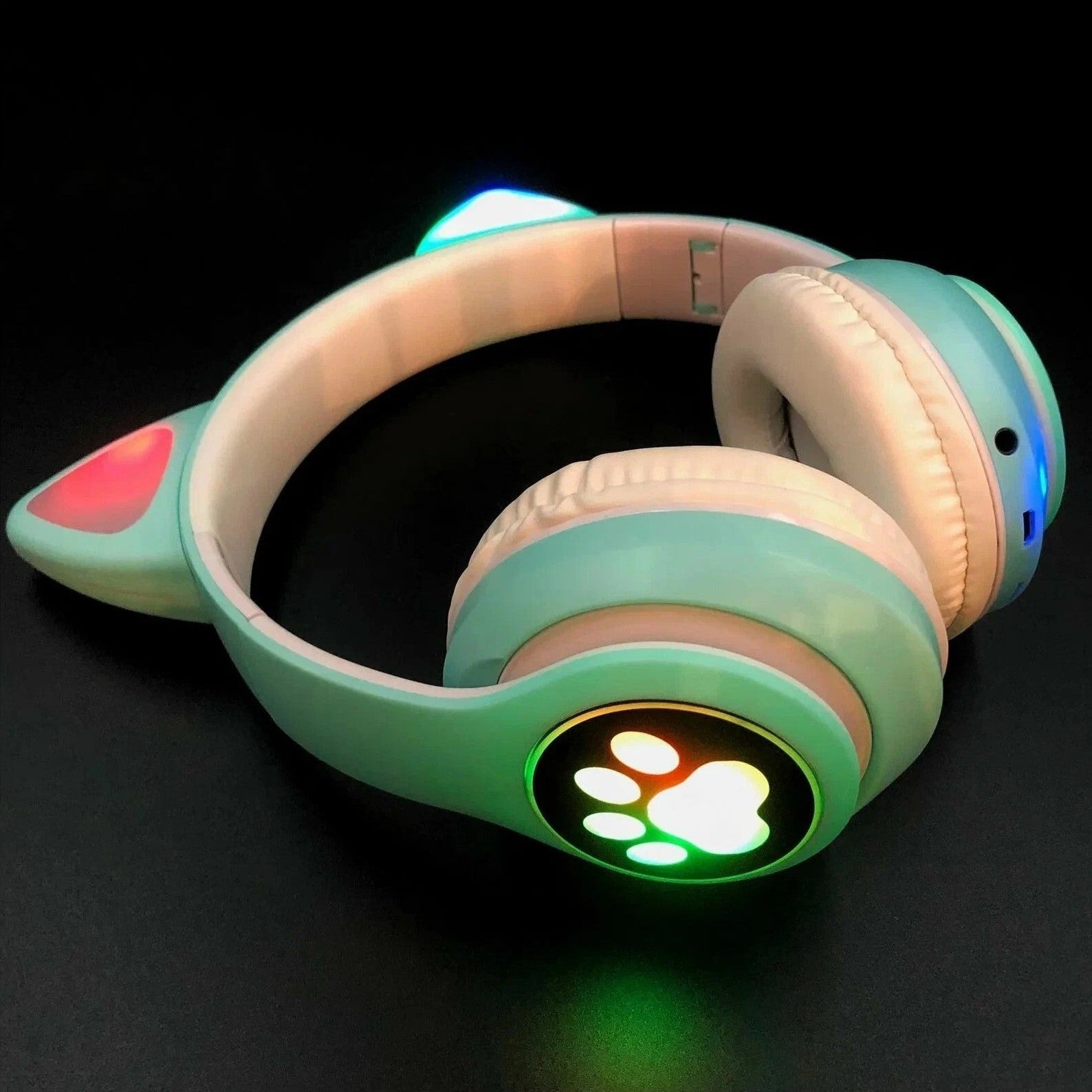 Casque Bluetooth - MeowTune™ - Vert - Euromédia