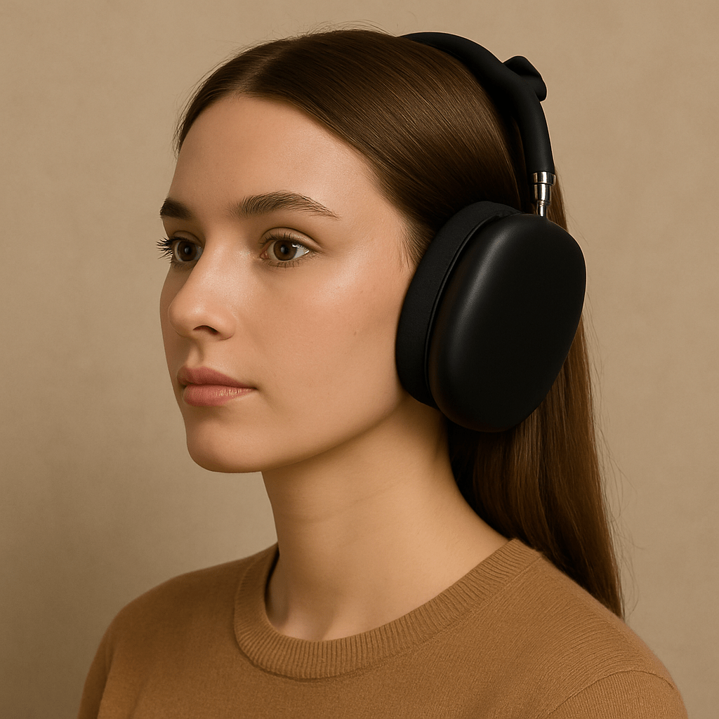 Casque Sans Fil - AirPulse™ - Noir - Euromédia