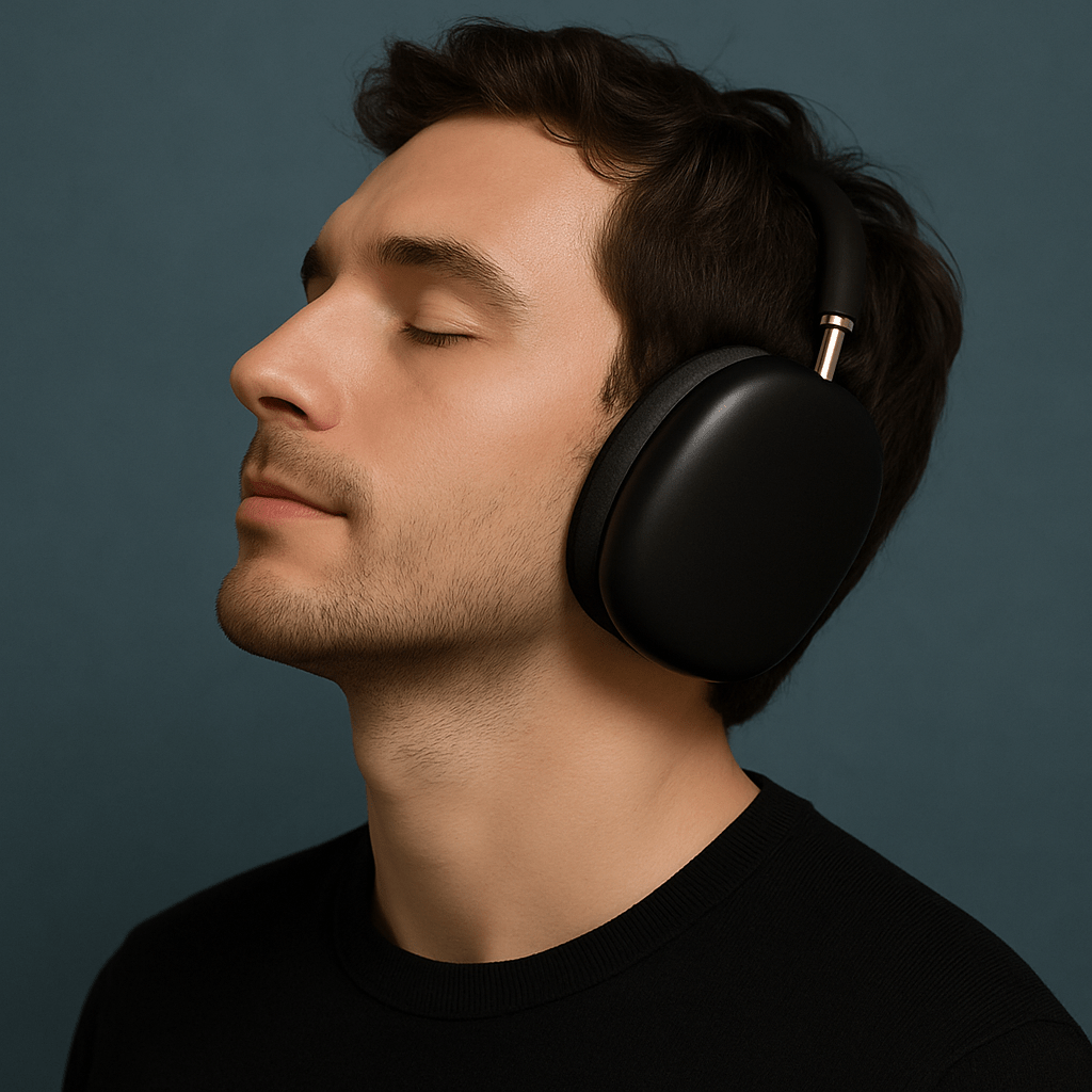 Casque Sans Fil - AirPulse™ - Noir - Euromédia