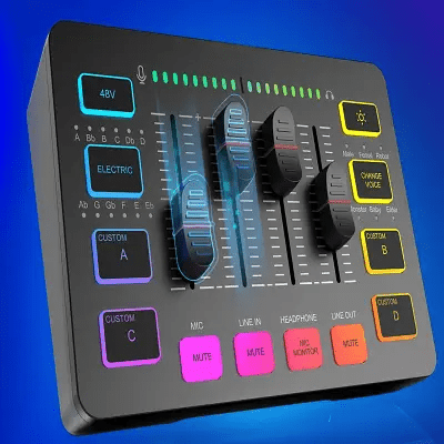 Tables de mixage - GamingAudioMixer™ - Noir - Euromédia