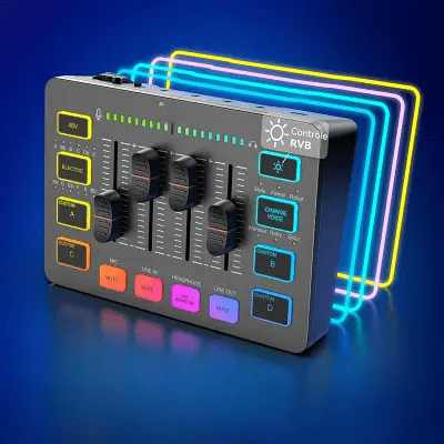 Tables de mixage - GamingAudioMixer™ - Noir - Euromédia