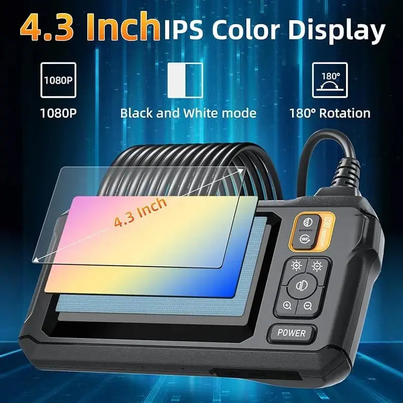 Caméra endoscopique industrielle 8 mm HD 1080p immersion sonore garantie avec sa finesse