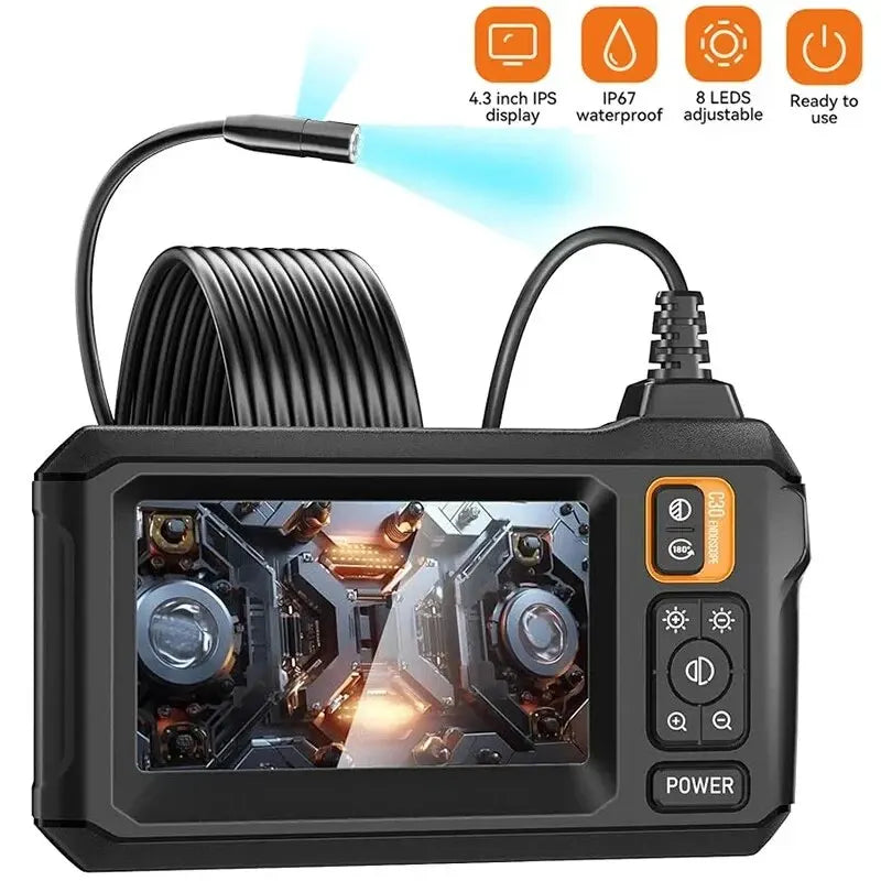 Caméra endoscopique industrielle 8 mm HD 1080p immersion sonore garantie avec sa finesse