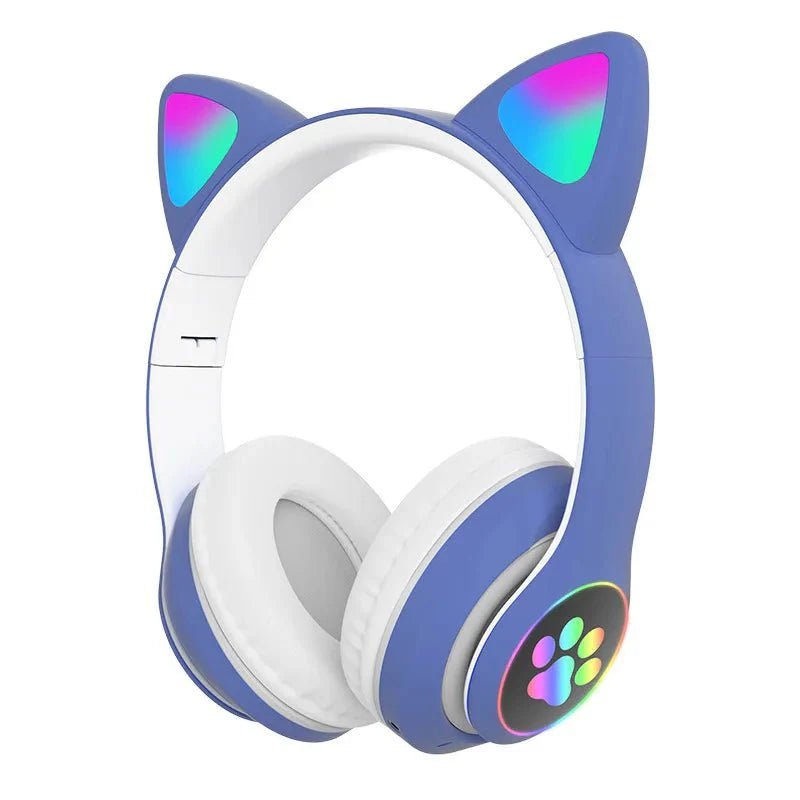 Casque Bluetooth - MeowTune™ - Bleu - Euromédia