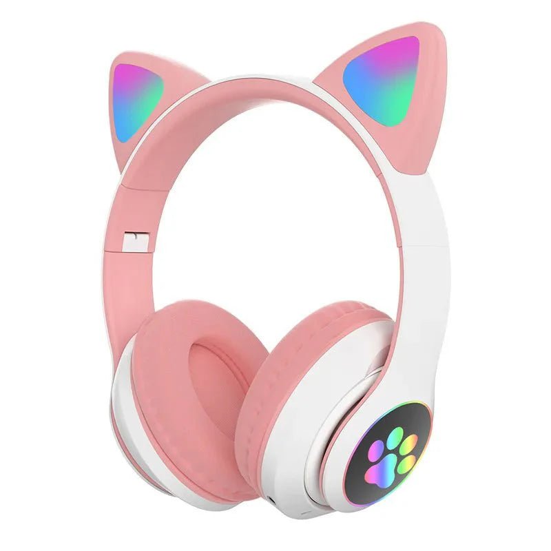 Casque Bluetooth - MeowTune™ - Rose - Euromédia