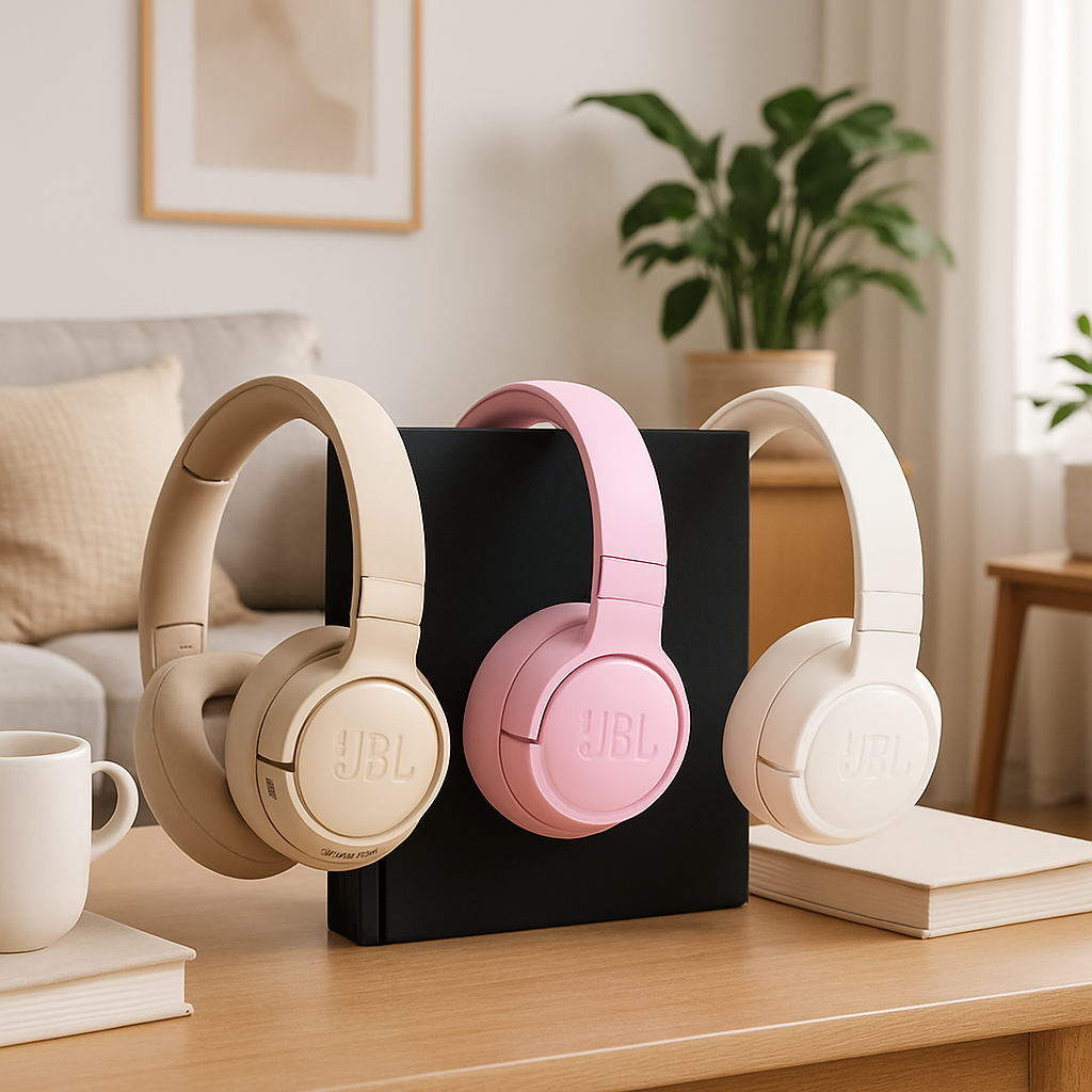 JBL Tune 760NC Casque Sans Fil Pliable Réduction de Bruit | Premium