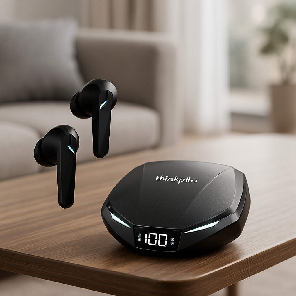 Écouteurs Sans Fil Lenovo XT53 Immersif | Bluetooth 5.4 LED Étanche Gaming | Euroshopmédia