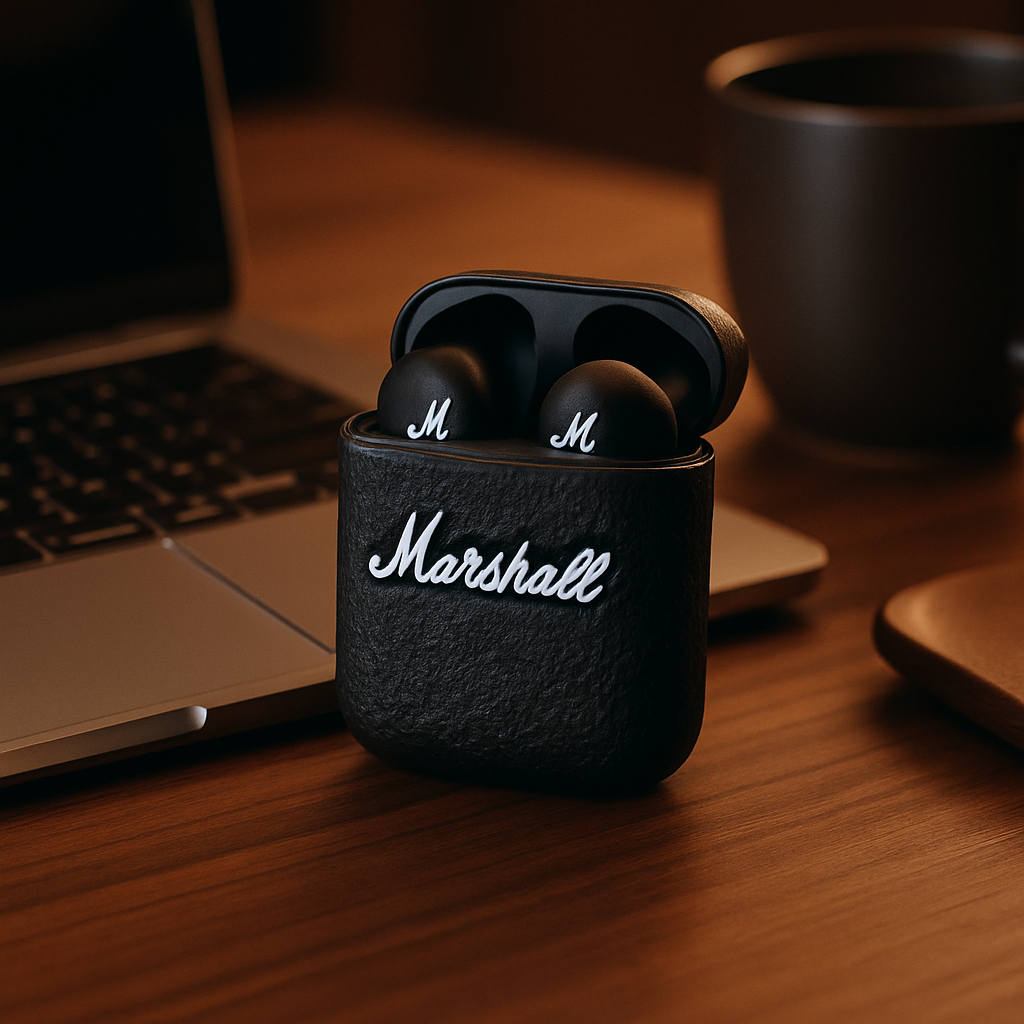 Écouteurs Sans Fil Marshall Minor II | Bluetooth 5.1 True Wireless HiFi | Euroshopmédia