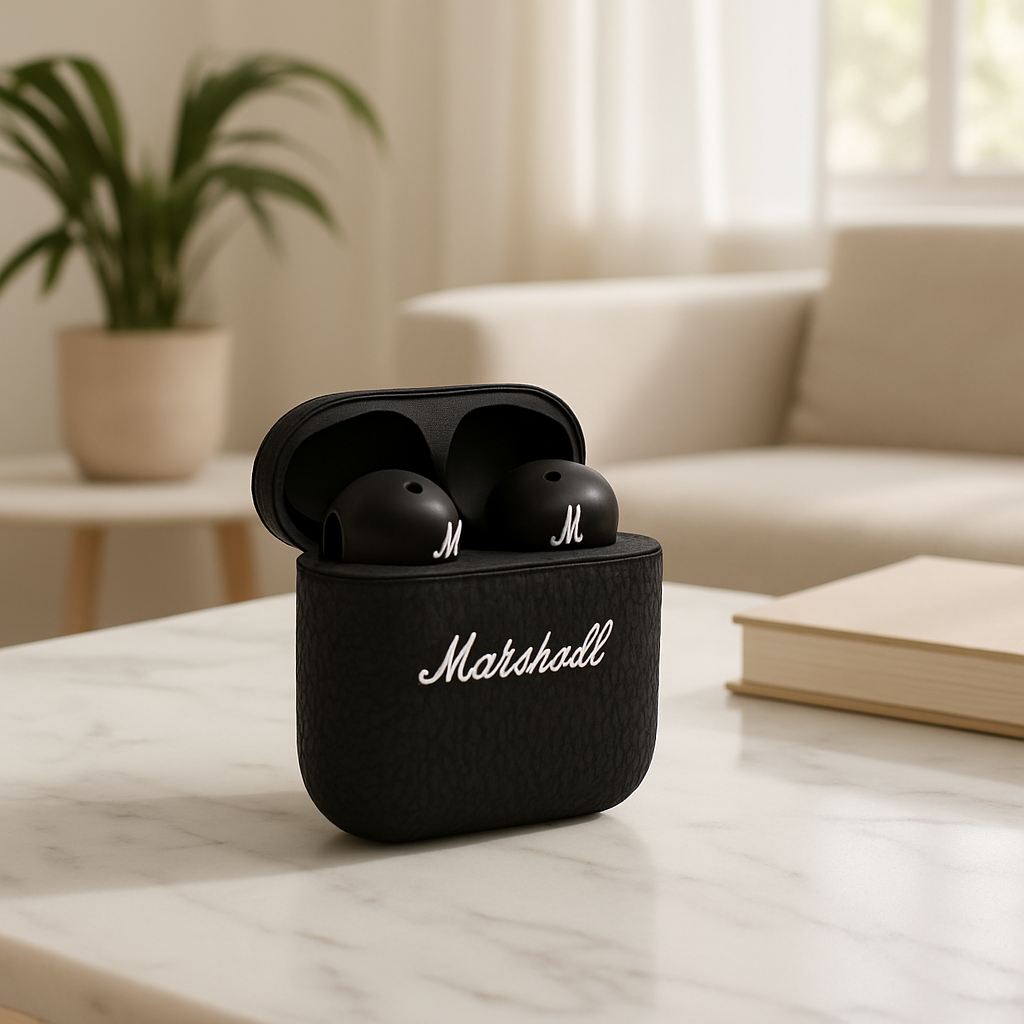 Écouteurs Sans Fil Marshall Minor II | Bluetooth 5.1 True Wireless HiFi | Euroshopmédia