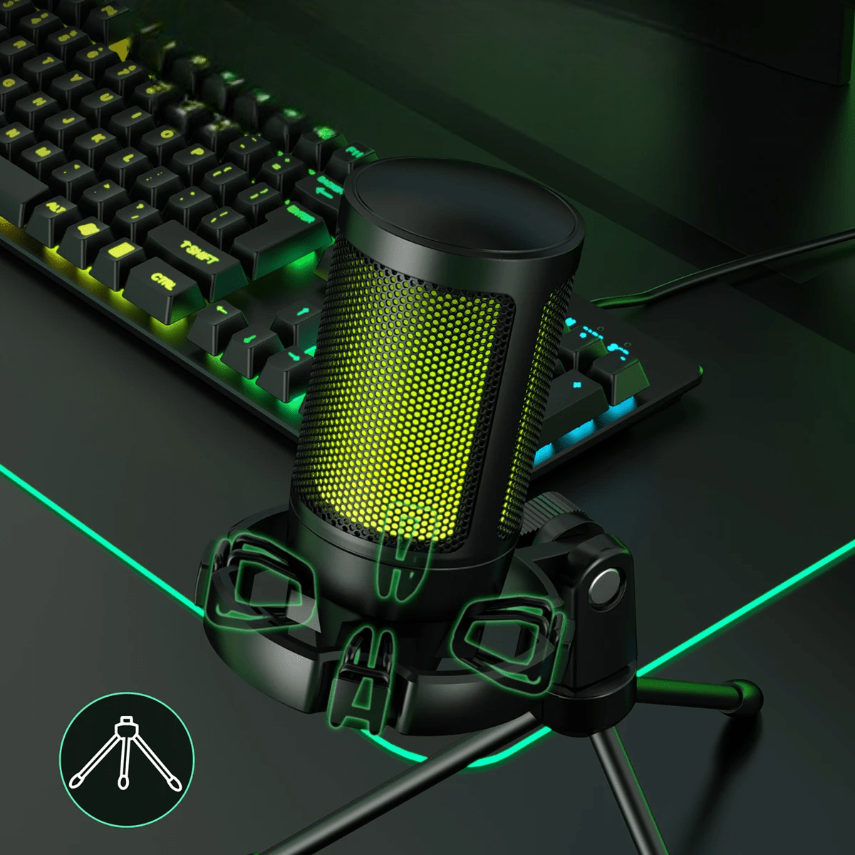 Microphone - GamingMicrophone™ - Noir - Euromédia
