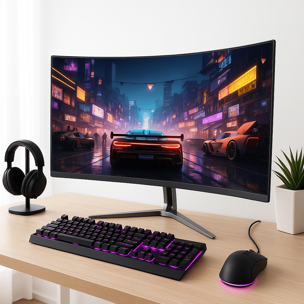 Moniteur de jeu ultra - mince bezel | Immersive - Euroshopmédia