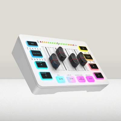 Tables de mixage - GamingAudioMixer™ - Blanc - Euromédia